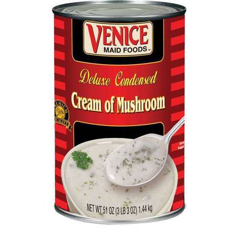 VENICE MAID Cream Of Mushroom Soup 51 oz., PK12 1015